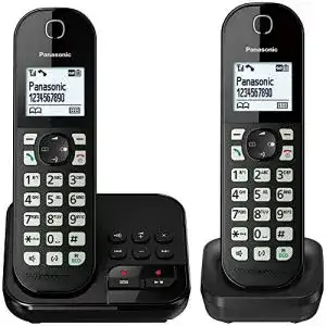 Schnurloses telefon duo panasonic kx tgc462gb schwarz