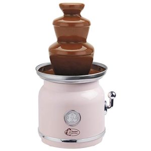 Bestron chocolate fountain in retro design with 3 tiers
