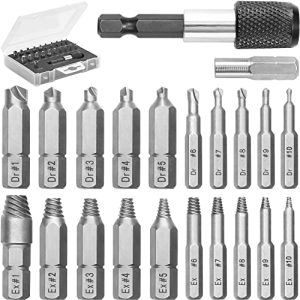 Screw extractor Mata1 22-piece set for stripped