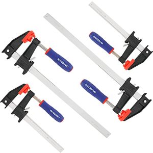 Screw clamps WORKPRO set of 4 clamps