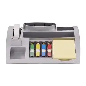 Schreibtischorganizer post it c50 tisch organizer silber metallic