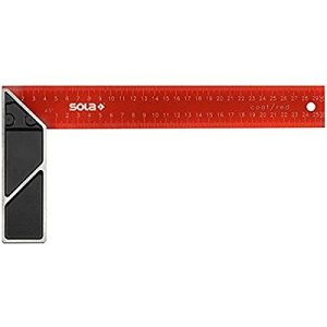Angle de charpentier Sola 56014501 « SRC 500 » enduit rouge