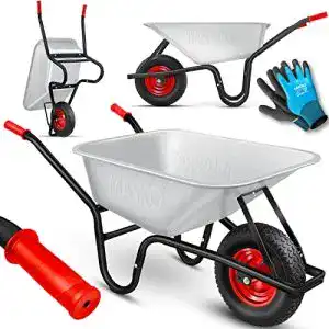 Schubkarre masko bau garten 100 liter bis 250kg luftreifen