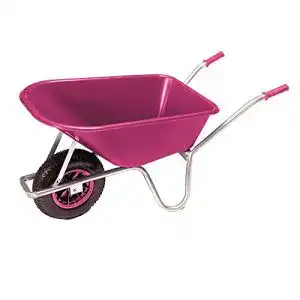 Schubkarre pro bau tec garten schiebkarre mit 100 liter