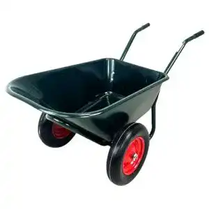 Schubkarre trutzholm 2 rad garten schiebkarre 100l 160kg