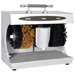 Schuhputzmaschine vidaxl schuhputzautomat polierer
