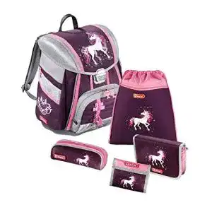 Schulranzen step by step set touch unicorn 5 teilig