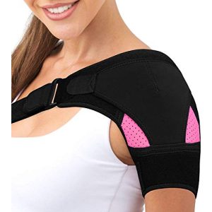 Bandagem de ombro Suporte de ombro KONAMO para mulheres, neoprene