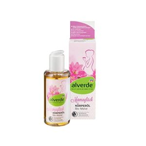Aceites para el embarazo Alverde cosmética natural Aceite corporal Mamaglück