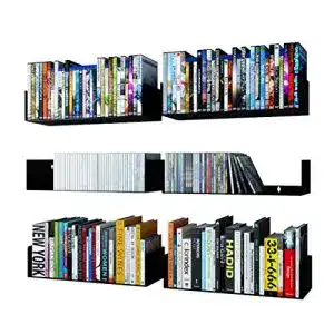 Schweberegal wallniture bali fuer wand cd dvd lagerregal