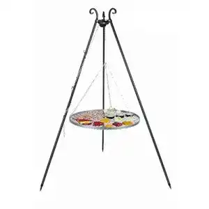 Schwenkgrill farmcook dreibein mit 70cm stahl rost