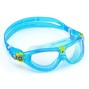 Gafas de natación Aqua Sphere Seal Kid 2, lente azul blanco/azul