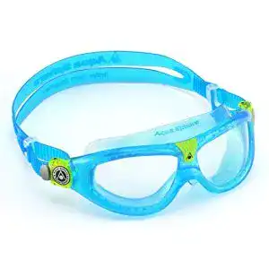 Schwimmbrille Aqua Sphere Seal Kid 2 in Blau mit klarem Glas