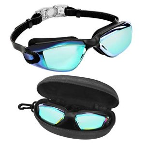 Gafas de natación BEZZEE PRO, protección UV y antivaho