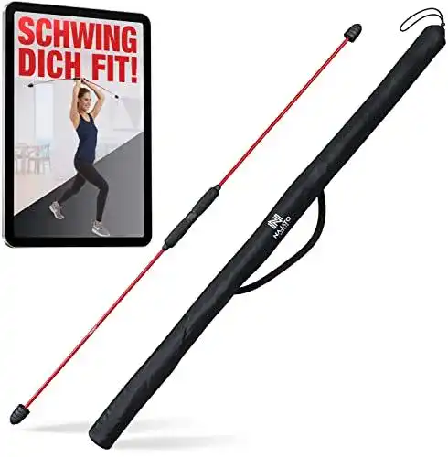 Schwingstab von Najato Sports mit E-Book und Tasche für Tiefenmuskeltraining