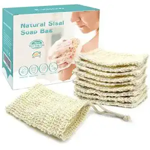 Seifensaeckchen e know 10x seifenbeutel natur sisal