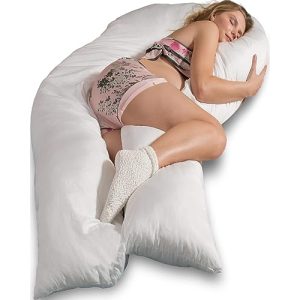 Dream Rider Jumbo XXL side sleeper pillow with cotton cover