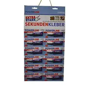 Sekundenkleber powerline extra stark 12stk 3g pro tube