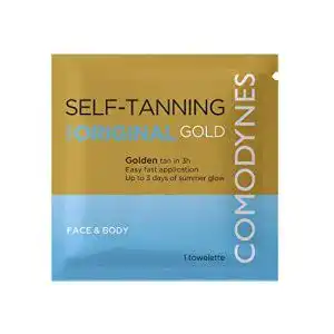 Selbstbraeuner comodynes selbstbraeunungstuecher gold finish