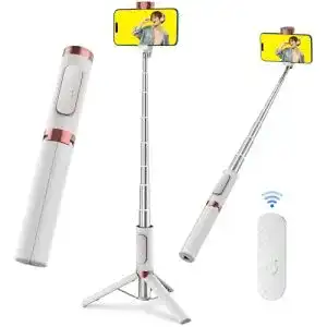 Selfie stick colorlizard cellphonetripod with remote aluminum