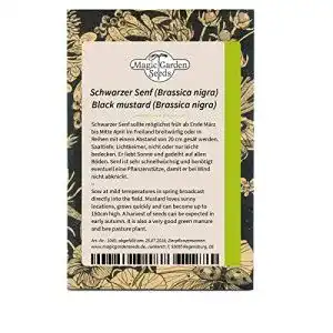 Senf samen magic garden seeds schwarzer senf brassica nigra