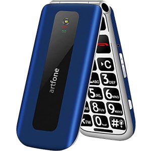Artfone senior cell phone without contract, folding cell phone