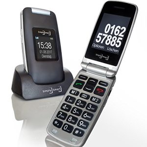 Téléphone portable senior Simply Smart, téléphone portable à grosses touches, MB 100