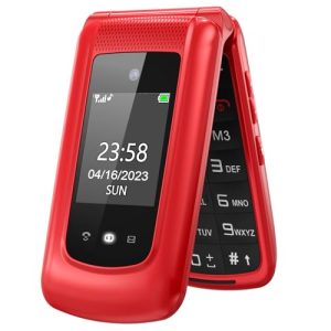 Téléphone portable senior uleway GSM téléphone portable pliable sans contrat, gros boutons