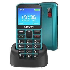 Uleway de téléphone portable senior avec gros boutons et téléphone portable