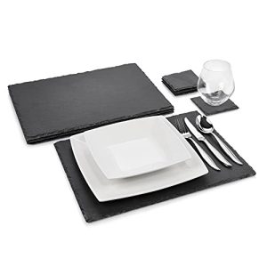 Serving plate singer, slate plate set dinner, modern