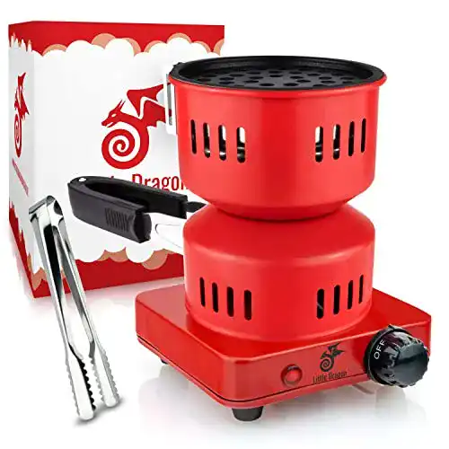 Shisha Kohleanzünder Little Dragon ® fertige Kohle in 5 Min.