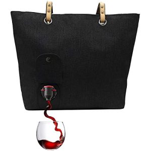 Alışveriş çantası PortoVino taşıma çantası siyah, kanvas çanta