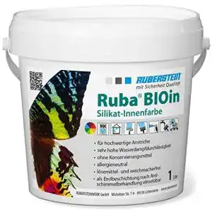 Silikatfarbe ruberstein ruba bioin innen 1l weiss