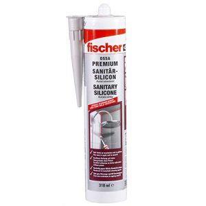 Silikonspray Fischer premium sanitetssilikon, för tätning
