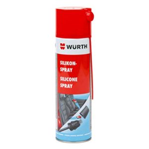 Spray de silicone Würth, 500ml, protege, nutre e isola permanentemente