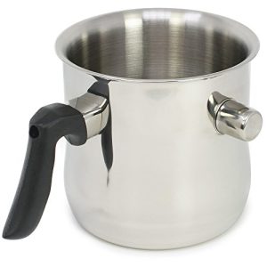 Simmering pot COM-FOUR ® milk pot with pouring rim 1,2 liters