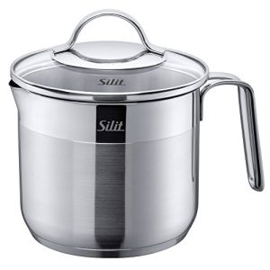 Simmering pot Silit Achat milk pot induction with glass lid 14 cm