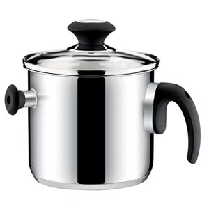 Tescoma double-walled simmer pot with lid and pressure relief valve
