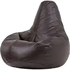 Sitzsack bean bag bazaar aus kunstleder recliner braun gamer