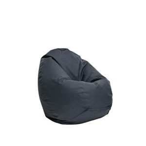 Sitzsack Bruni Classico L in Grau – XL für Erwachsene und Kinder