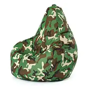 Sitzsack green bean mit rueckenlehne 80x70x90cm