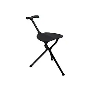 Sitzstock queralto gehstock mit sitz 3 beine belastbar bis 100 kg