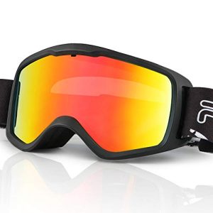 Óculos de esqui infantis JTENG óculos de esqui para crianças, óculos de snowboard