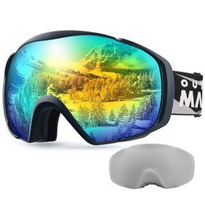 OutdoorMaster Gafas de esquí unisex Premium con funda protectora