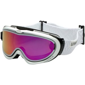 Uvex unisex yetişkin Comanche TOP kayak gözlükleri, beyaz/pembe