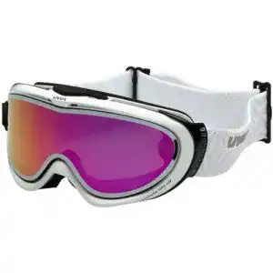 Skibrille uvex unisex erwachsene comanche top white pink