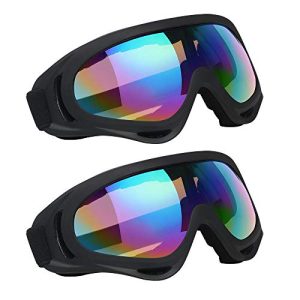 Skibrille Vicloon, 2 Stück Ski Snowboard Brille, UV-Schutz - skibrille vicloon 2 stueck ski snowboard brille uv schutz