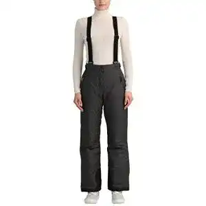 Skihose ultrasport damen mel funktions dunkelgrau melange