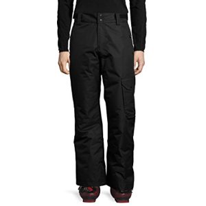 Ultrasport Men's Advanced Cargo Ski Pants, Black, XL