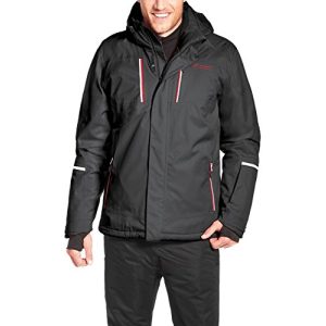 Chaquetas de esquí Maier Sports chaqueta de esquí para hombre Lupus, negro, 48